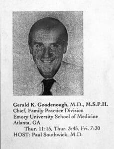 A black and white photo of an older man.