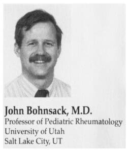 A picture of john bohnsack, m. D., professor of pediatric rheumatology