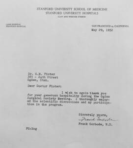 A letter from stanford university school of nursing
