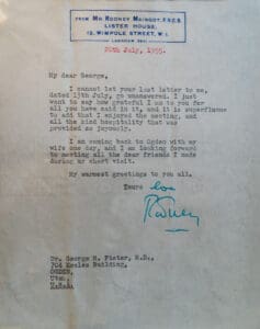 A letter from the author to his mother.