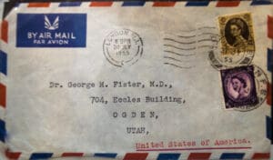 A letter from an old time post office.