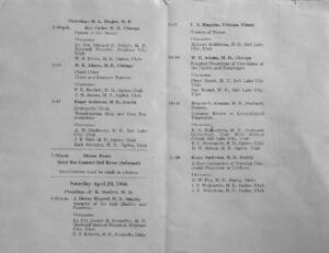 A page of the first page of an old book.